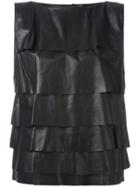 Diesel Leather Tank Top - Black