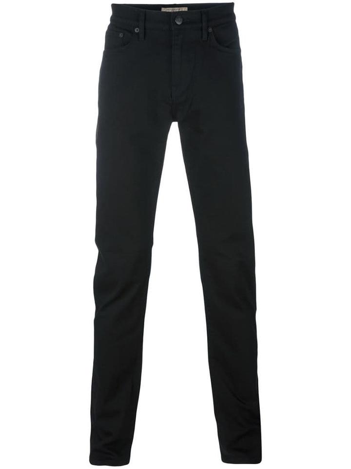 Burberry Slim Fit Stretch-denim Jeans - Black