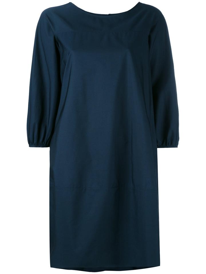 Aspesi - Shift Dress - Women - Cotton - 38, Blue, Cotton