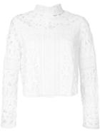 Sea - Embroidered Top - Women - Cotton - 6, White, Cotton