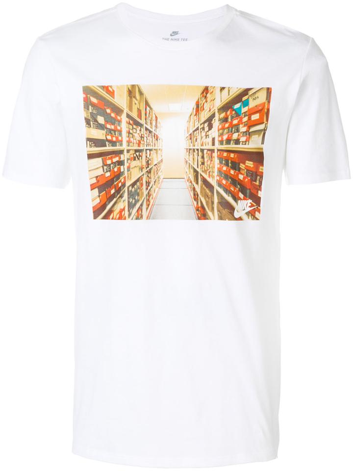 Nike Stockroom Print T-shirt - White