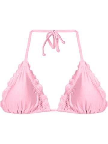 Skinbiquini Ruffled Trim Triangle Bikini Top