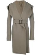Rick Owens Glitter Trench Coat - Green