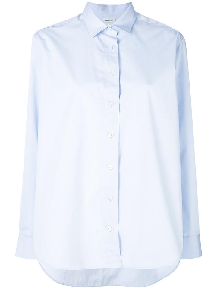Toteme Capri Poplin Shirt - Blue
