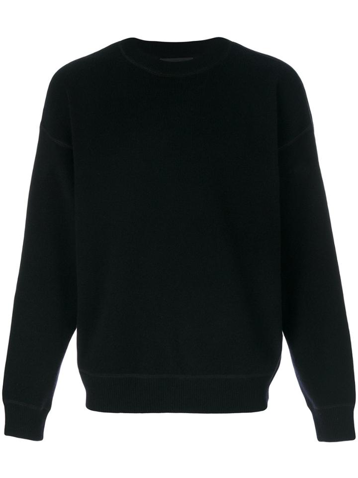 Alexander Wang Ribbed Knit Sweatshirt - Black