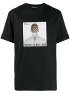 Neil Barrett Born In Britain T-shirt - Black