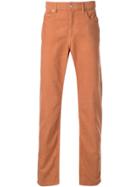 Isabel Marant Corduroy Straight-leg Trousers - Orange