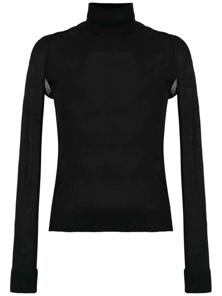 Gloria Coelho Knitted Top - Black