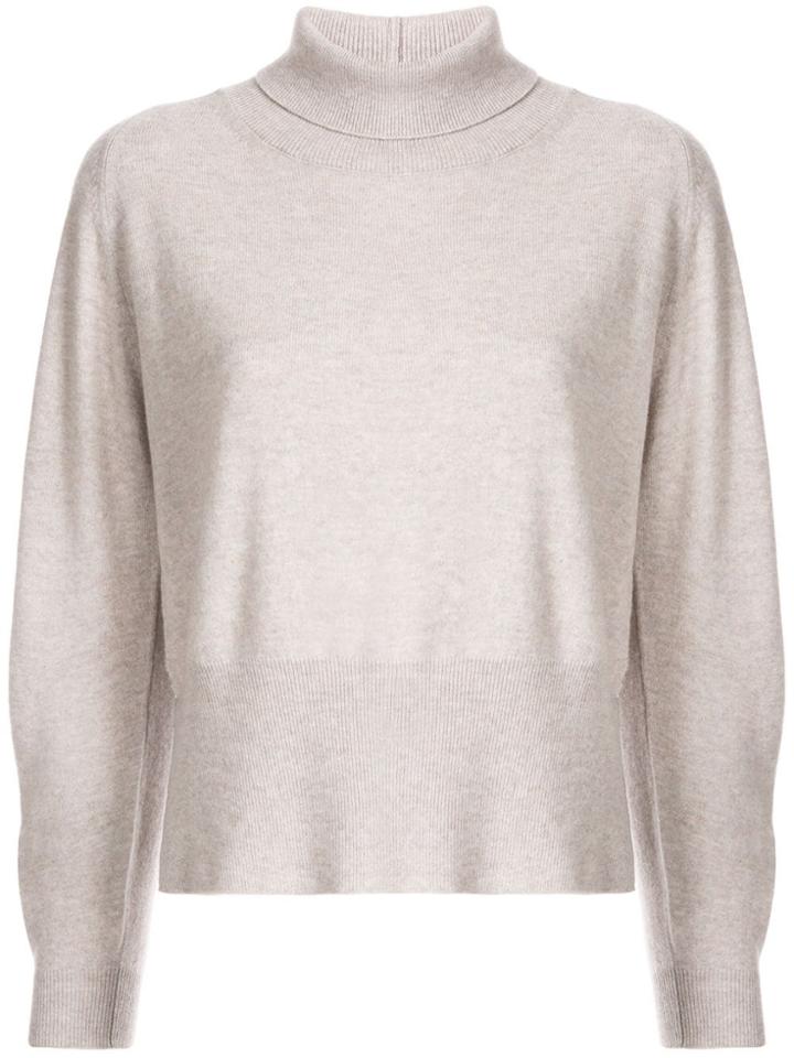 Fabiana Filippi Side Slit Jumper - Grey