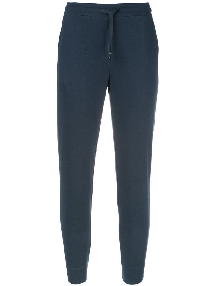 Luisa Cerano Slim-fit Trousers, Women's, Size: 44, Blue, Cotton/polyamide