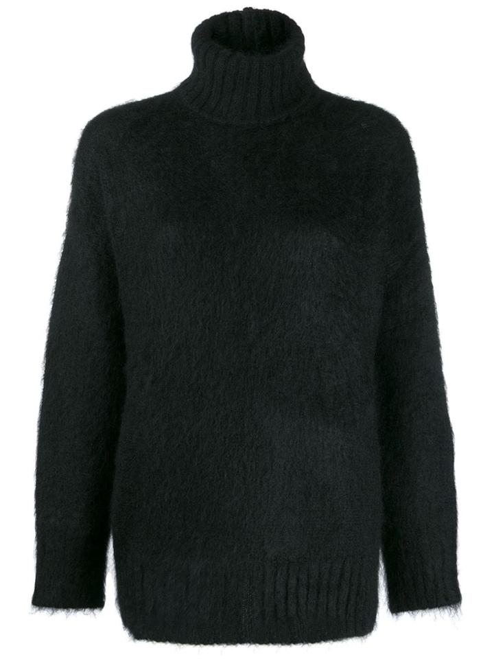 Nº21 Turtle Knit Jumper - Black