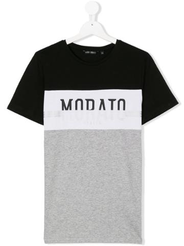 Antony Morato Junior Teen Logo Print T-shirt - Black