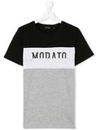 Antony Morato Junior Teen Logo Print T-shirt - Black