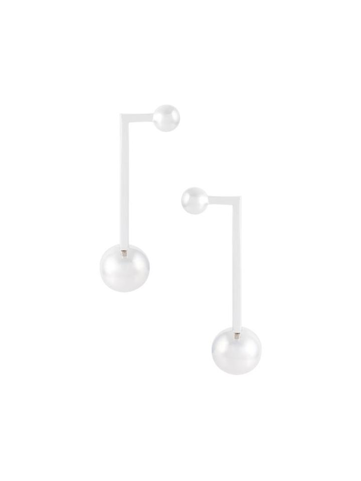 Lara Bohinc Solaris Constellation Earrings, Women's, Metallic, Platinum Plated Brass