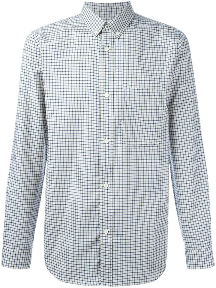 A.p.c. 'clift' Shirt, Men's, Size: Medium, Nude/neutrals, Cotton