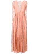 Aniye By Lace Inserts Long Dress - Pink