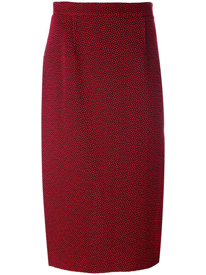 Roland Mouret - Arreton Skirt - Women - Cotton/polyester/spandex/elastane/viscose - 12, Women's, Red, Cotton/polyester/spandex/elastane/viscose