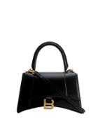 Balenciaga Small Hourglass Tote Bag - Black