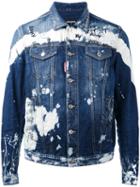 Dsquared2 - Embroidered Denim Jacket - Men - Cotton/spandex/elastane - 48, Blue, Cotton/spandex/elastane