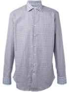 Etro - Checked Shirt - Men - Cotton - 44, Blue, Cotton