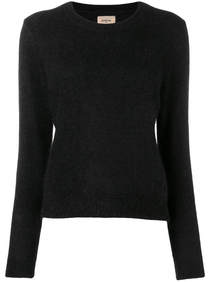 Bellerose Fuzzy Knit Sweater - Black