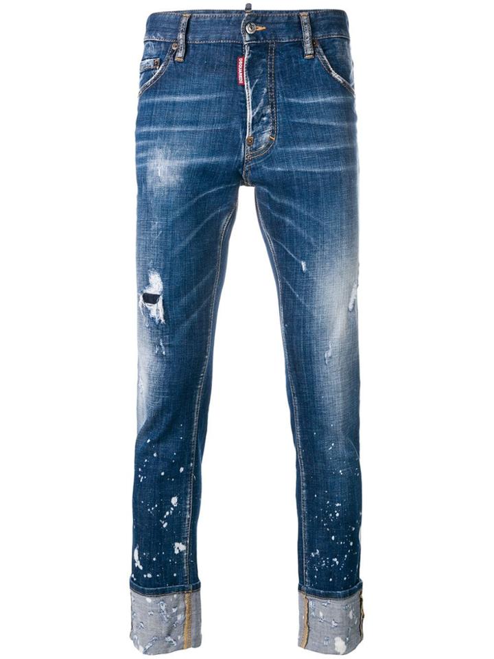 Dsquared2 Cool Guy Cropped Jean - Blue