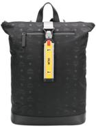 Mcm Resnick Monogram Backpack - Black