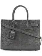 Saint Laurent Mini Sac De Jour Tote - Grey