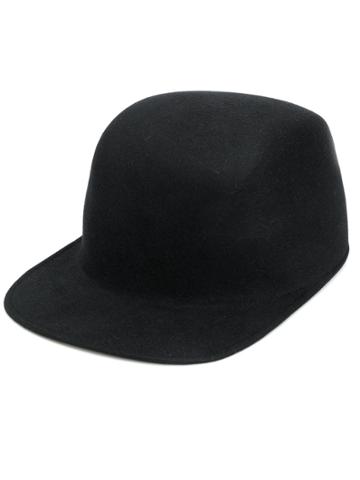 Overhead Flat Peak Cap - Black