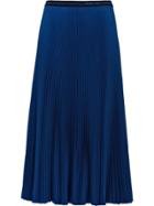 Prada Fluid Twill Skirt - Blue