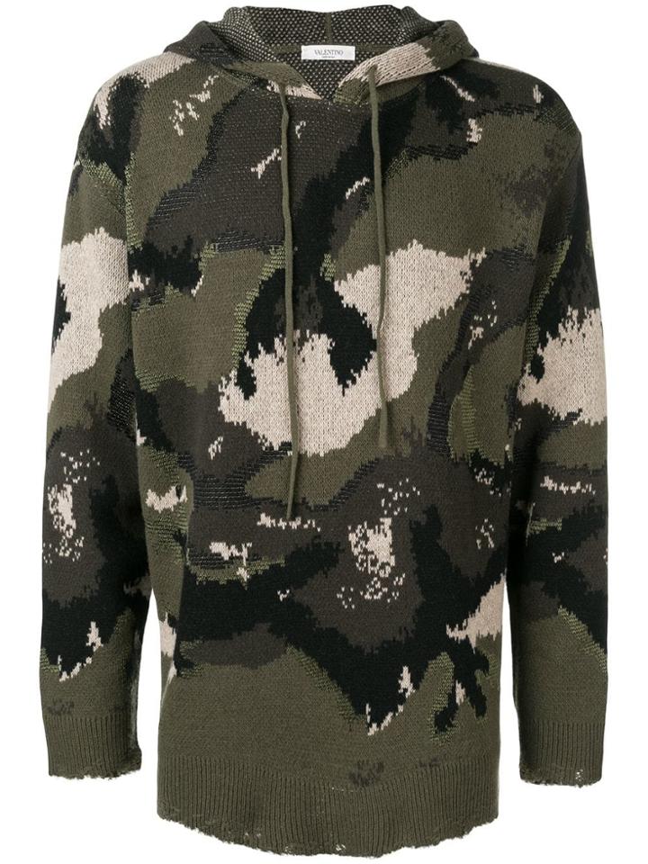Valentino Camouflage Jumper - Green