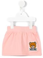 Moschino Kids Teddy Patch Skirt, Infant, Size: 3-6 Mth, Pink/purple