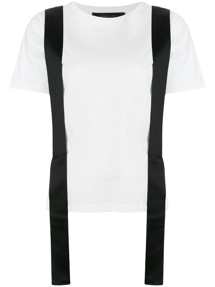 Federica Tosi Tape Detail T-shirt - White