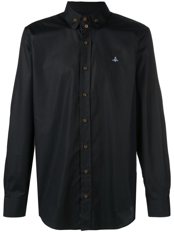 Vivienne Westwood Classic Collared Shirt - Black