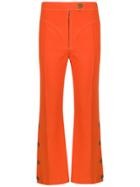 Nk Cropped Trousers - Yellow & Orange