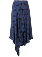 Acne Studios Dance Scarf Skirt - Blue