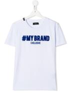 My Brand Kids Teen Logo Print T-shirt - White