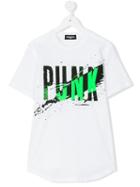 Dsquared2 Kids - Punk Print T-shirt - Kids - Cotton - 14 Yrs, White