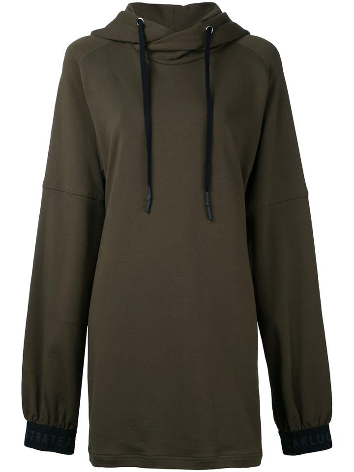 Strateas Carlucci - Oversized Hoodie - Women - Cotton - M, Green, Cotton