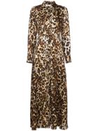 Alexis Onika Leopard Print Dress - Neutrals