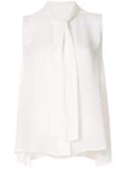 Des Prés Tie Front Shirt - White