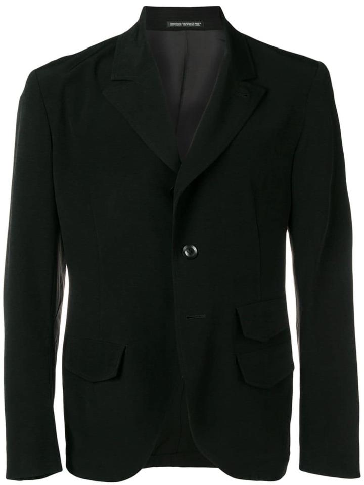 Yohji Yamamoto Crepe Blazer - Black
