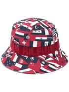 Tommy Hilfiger Flag Print Bucket Hat - Blue