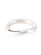 Ann Demeulemeester Curved Band Ring, Women's, Size: S, Metallic, Brass