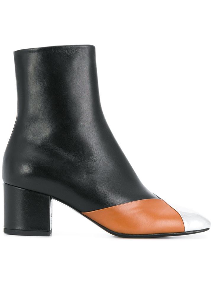 Cédric Charlier Round Toe Boot - Black