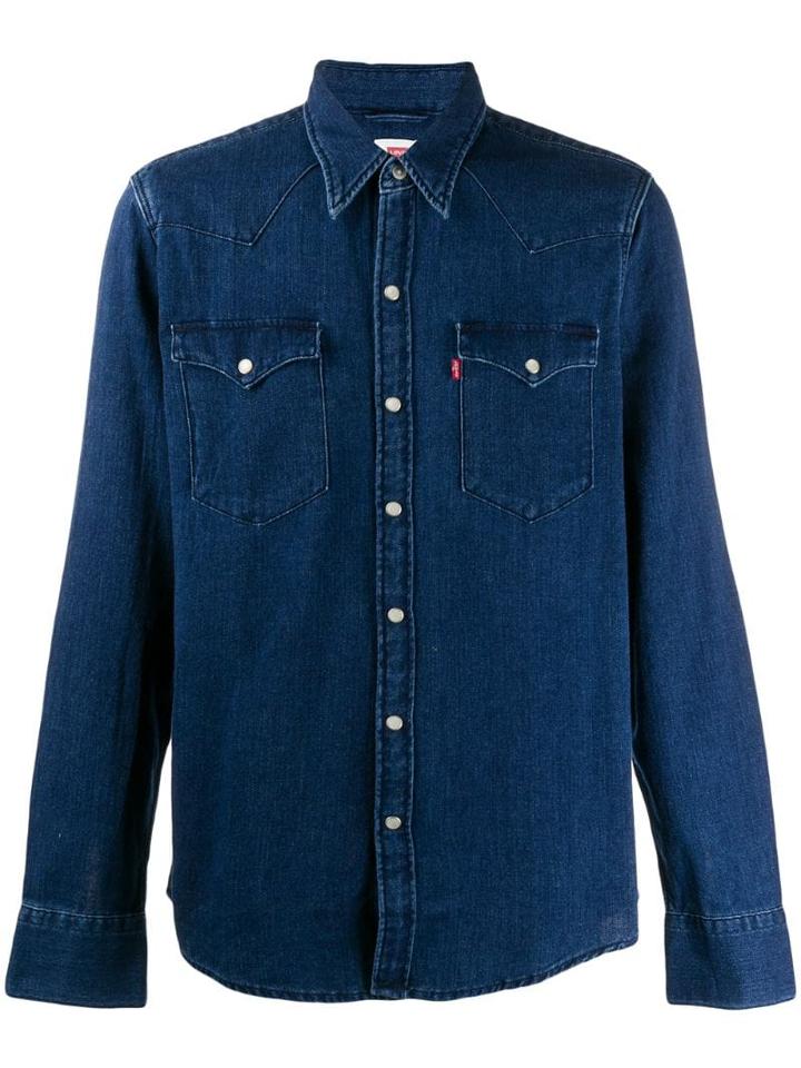 Levi's Buttoned Denim Shirt - Blue