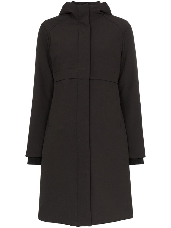 Norden Inga Padded Mid-length Parka Coat - Black