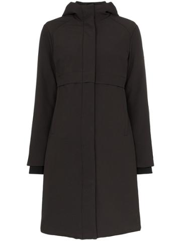Norden Inga Padded Mid-length Parka Coat - Black