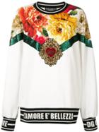 Dolce & Gabbana Bead Embroidery Sweater - White