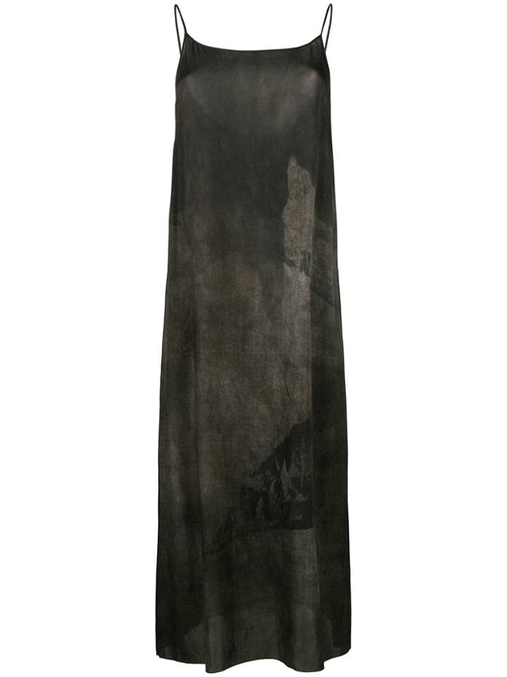 Uma Wang Sleeveless Shift Cami Dress - Grey